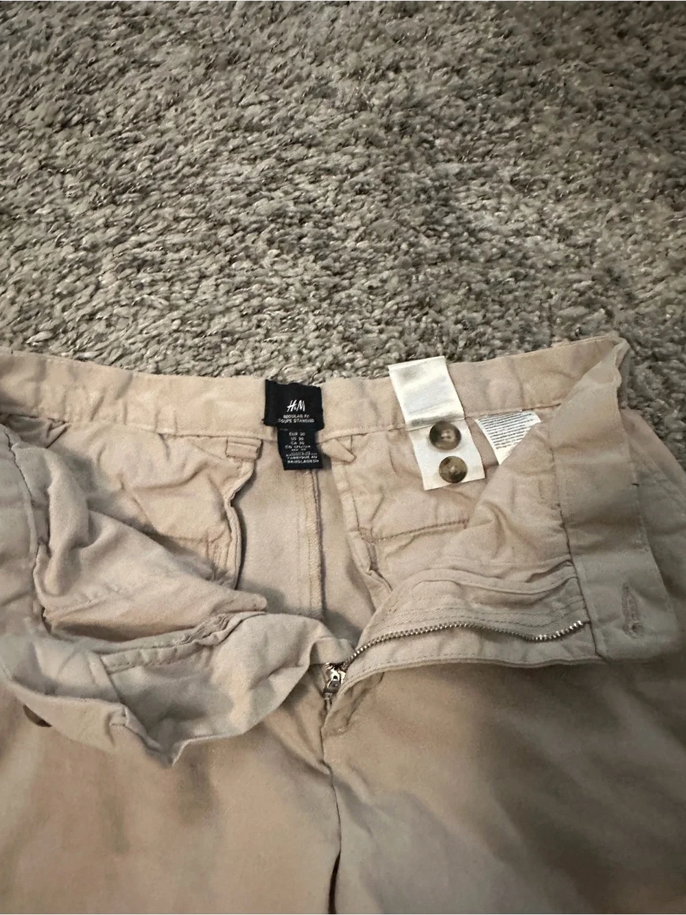 Men's Casual Khaki Shorts - Classic Straight Fit